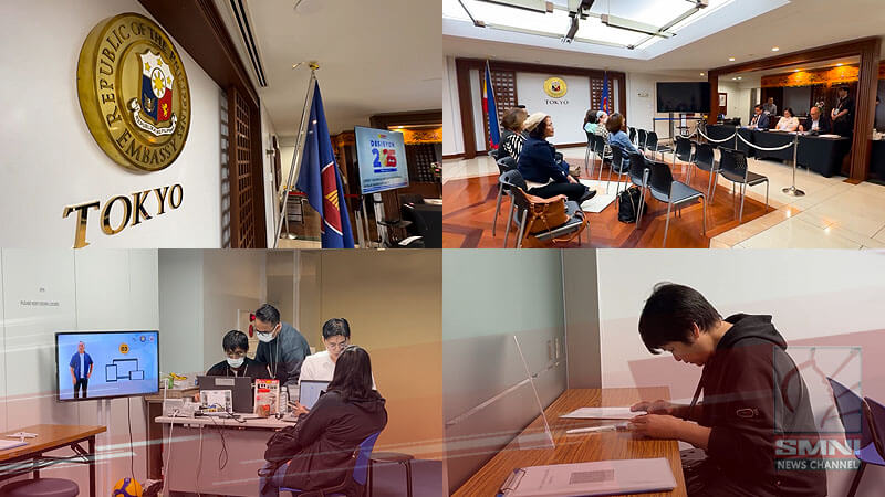 Ilang Pilipino sa Japan dumiretso sa embahada para bumoto sa kabila ng makabagong online voting system