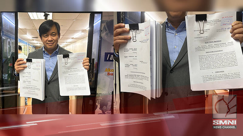 Natalong mayoral candidate sa San Fernando, Pampanga naghain ng protesta sa COMELEC