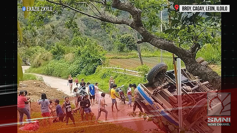 Jeep sa Iloilo lulan ang 20 katao nadisgrasya