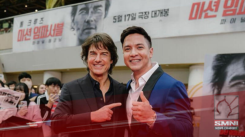 Alden Richards nakadaupang palad si Tom Cruise sa premiere ng Mission: Impossible–The Final Reckoning