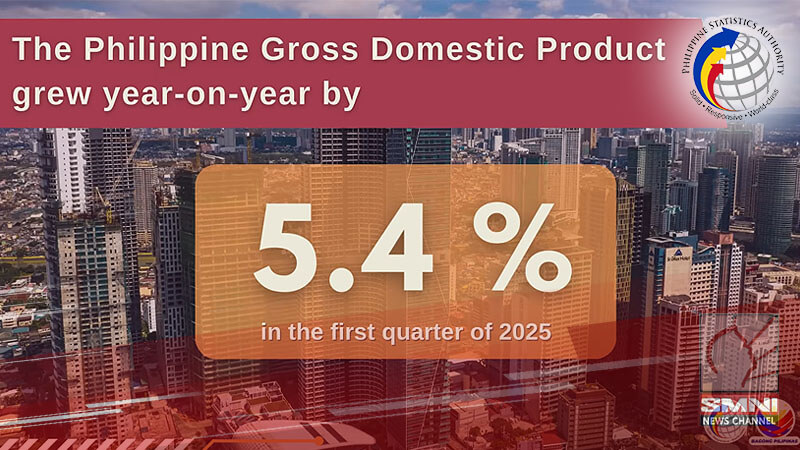 Paglago ng ekonomiya sa unang quarter ng 2025 mabagal vs. 2024—PSA