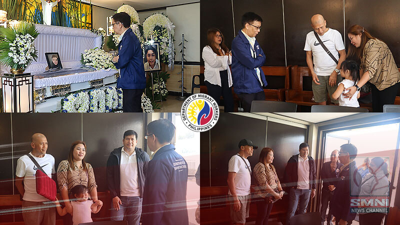 DMW extends assistance to OFW Gomez
