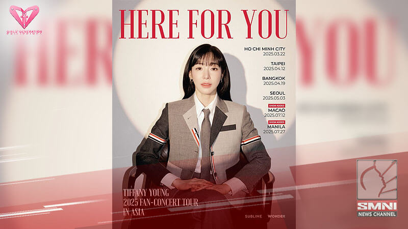 Tiffany Young ng Girls’ Generation muling bibisita sa Pilipinas sa Hulyo