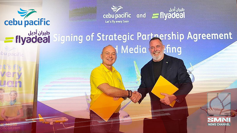 Cebu Pacific at Flyadeal ng Saudi Arabia nagkasundo para sa commercial partnership