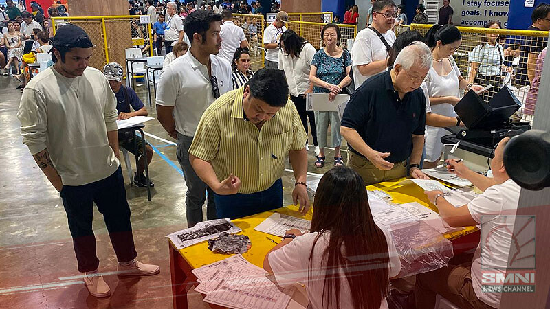 Sen. Jinggoy Estrada nakaboto na sa Xavier School, San Juan City