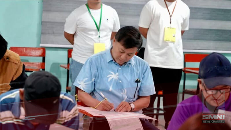 Sen. Francis “Tol” Tolentino nakaboto na sa Brgy. Tolentino East, Tagaytay City