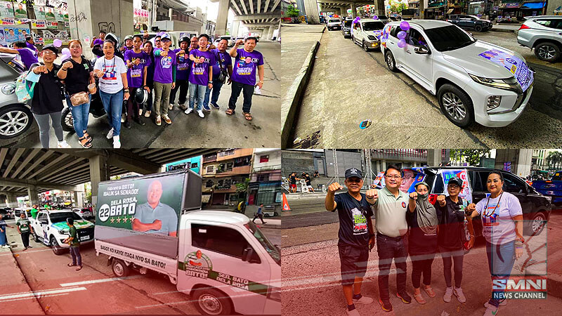 PDP DuterTEN Slate sumugod sa District 4 ng Quezon City sa malawakang motorcade
