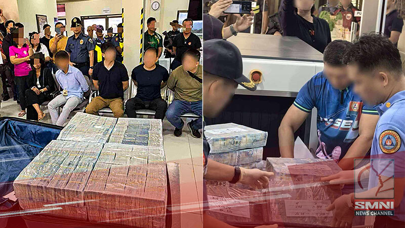 Mahigit 400 milyong pisong cash, naharang sa Cebu airport