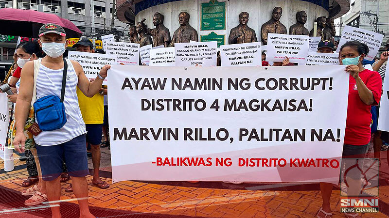 Ayaw namin ng Korap!” – QC 4th District residents nagprotesta laban kay Rep. Marvin Rillo
