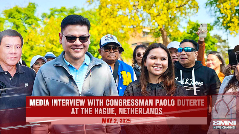 LIVE: Media interview with Congressman Paolo Duterte at The Hague, Netherlands | May 2, 2025
