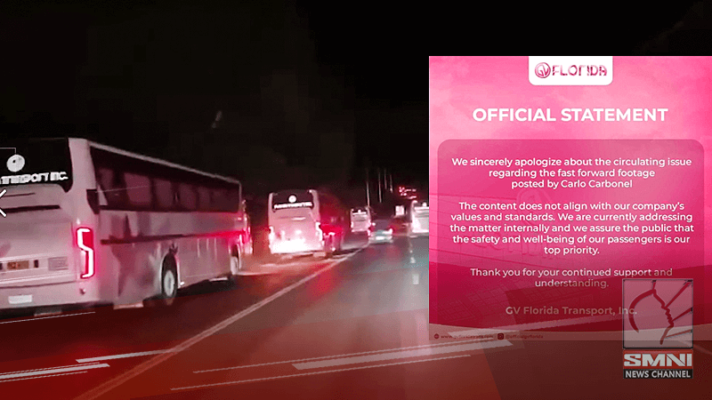 Ilang bus ng GV Florida, sinuspinde matapos ang viral na karerahan sa kalsada—DOTr