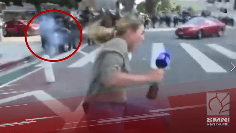 Australian journalist, tinamaan ng rubber bullet sa gitna ng protesta sa Los Angeles