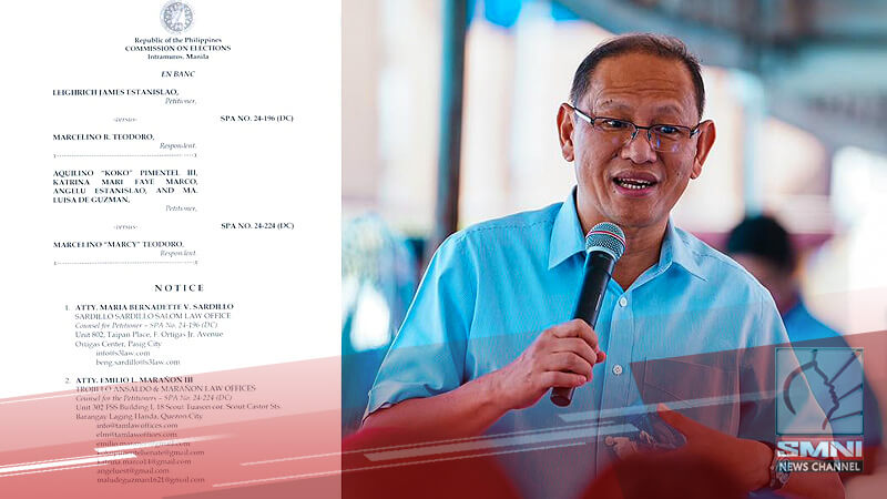 Congressman-elect Teodoro panalo sa COMELEC