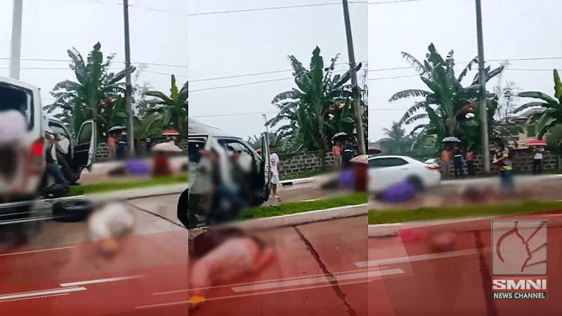 Pampasaherong van, nahati matapos sumalpok sa poste ng ilaw; Isa, nasawi