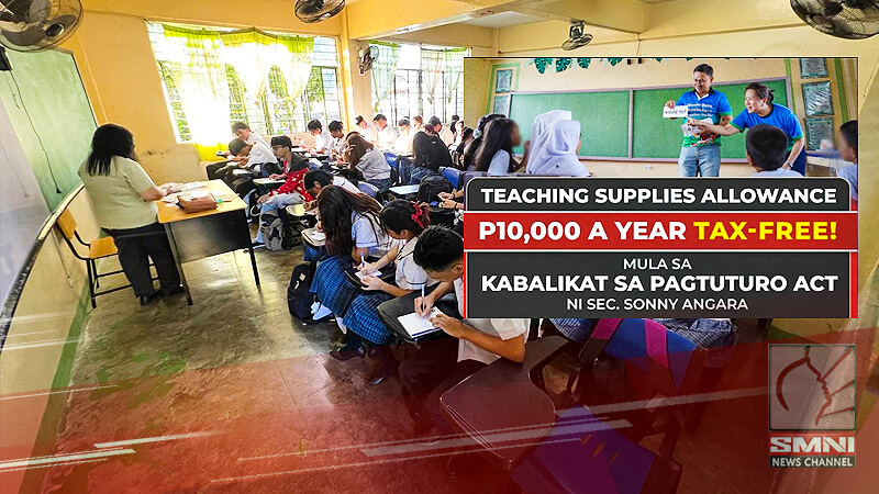 P10k tax-free teaching supplies allowance, sinimulan nang ibigay sa mga guro