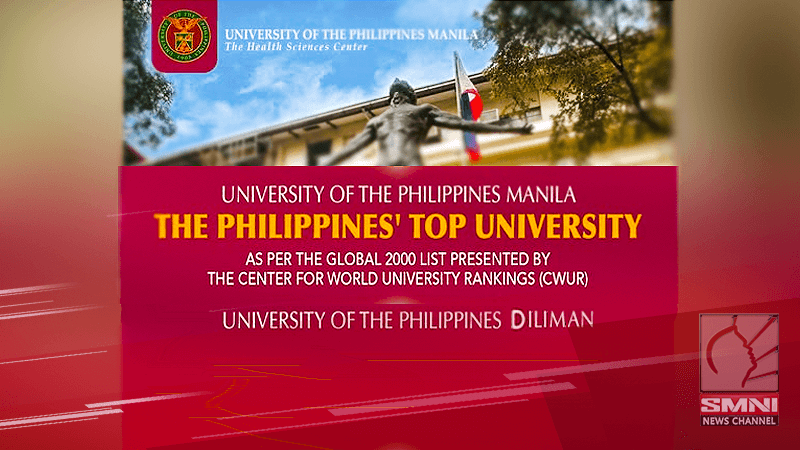 UP-Manila at Diliman pasok sa 2025 Global 2000 List ng mga magagaling na pamantasan sa mundo