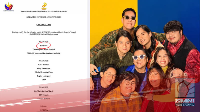Ben&Ben, nanalo ng Sudi National Music Awards