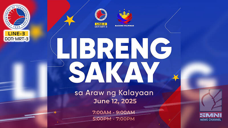 MRT-3 may alok na ring libreng sakay sa Independence Day