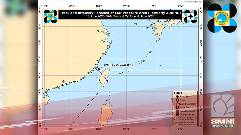 Bagyong Auring nasa labas na ng PH Area of Responsibility
