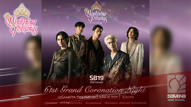 SB19, magtatanghal sa coronation night ng Binibining Pilipinas