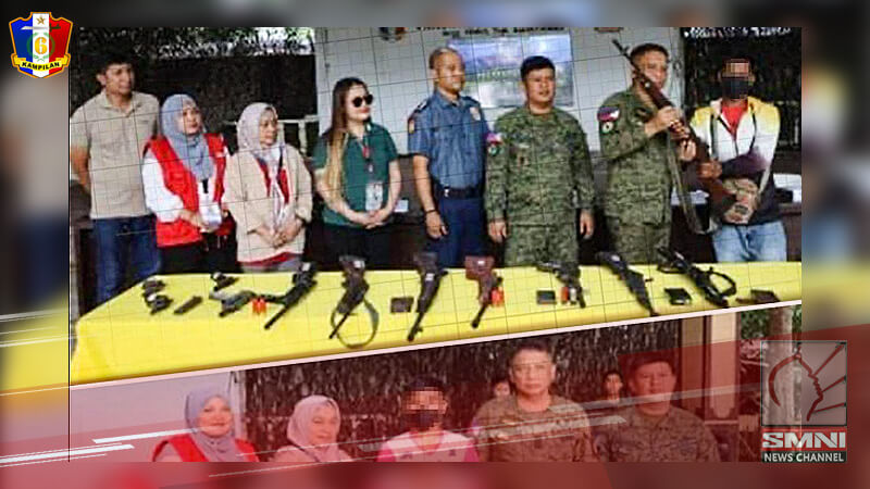 4 dating rebelde, 11 armas sabay isinuko sa mga sundalo sa South Cotabato