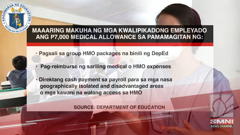 Mga guro, kawani ng DepEd makatatanggap na ng taunang medical allowance