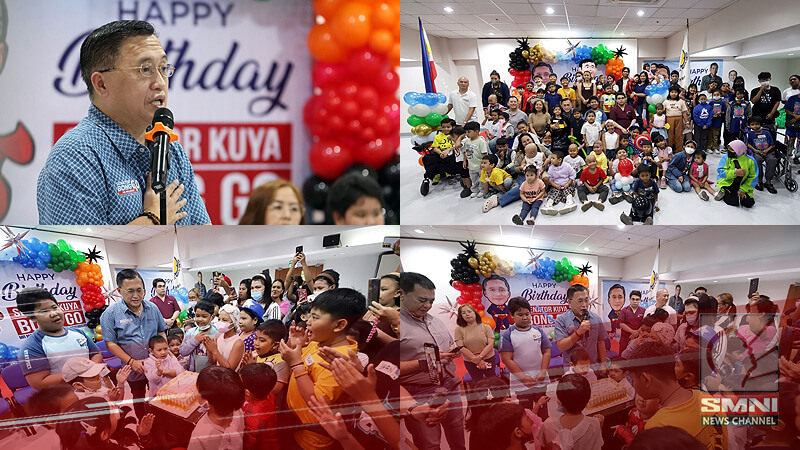 Senator Bong Go continues birthday tradition of spending time with young cancer patients at PCMC