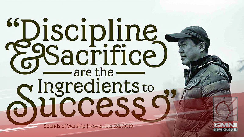 Discipline and sacrifice are the ingredients to SUCCESS