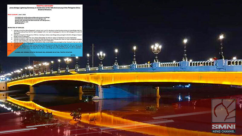 MMDA magpapatupad ng road closures sa Maynila sa Sabado, Hunyo 7, 2025