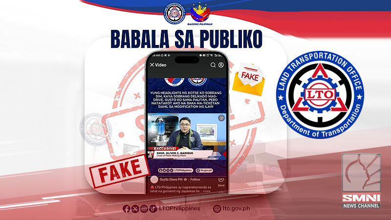 LTO, nagbabala laban sa kumakalat na deep fake videos online