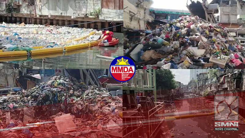 Sangkaterbang basura, nasabat ng MMDA sa Quiapo Pumping Station