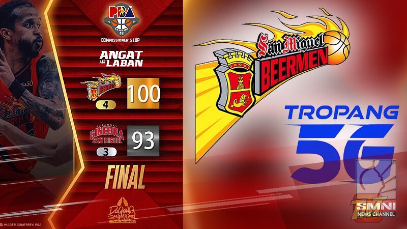 Beermen at Tropang 5G, maghaharap sa finals ng 2025 PBA PH Cup