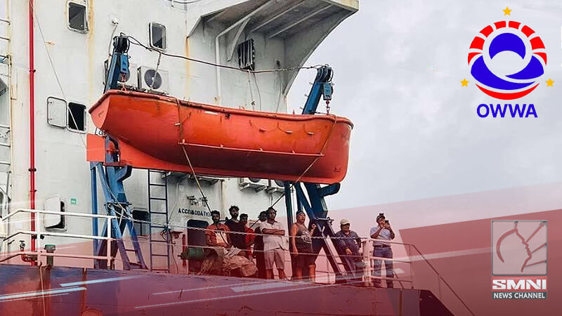 6 seafarers na na-rescue sa Iloilo, nakatanggap ng first tranche ng back wages