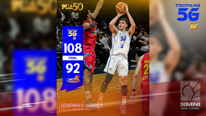 TNT Tropang 5G, isang panalo na lang ang kailangan para sa finals